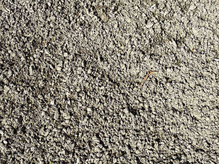 A closeup look of limestone in brown